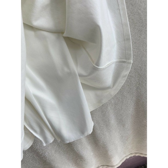 Lulu's cream color v-neck back and front strappy sleeveless dress size Medium - Picture 6 of 8